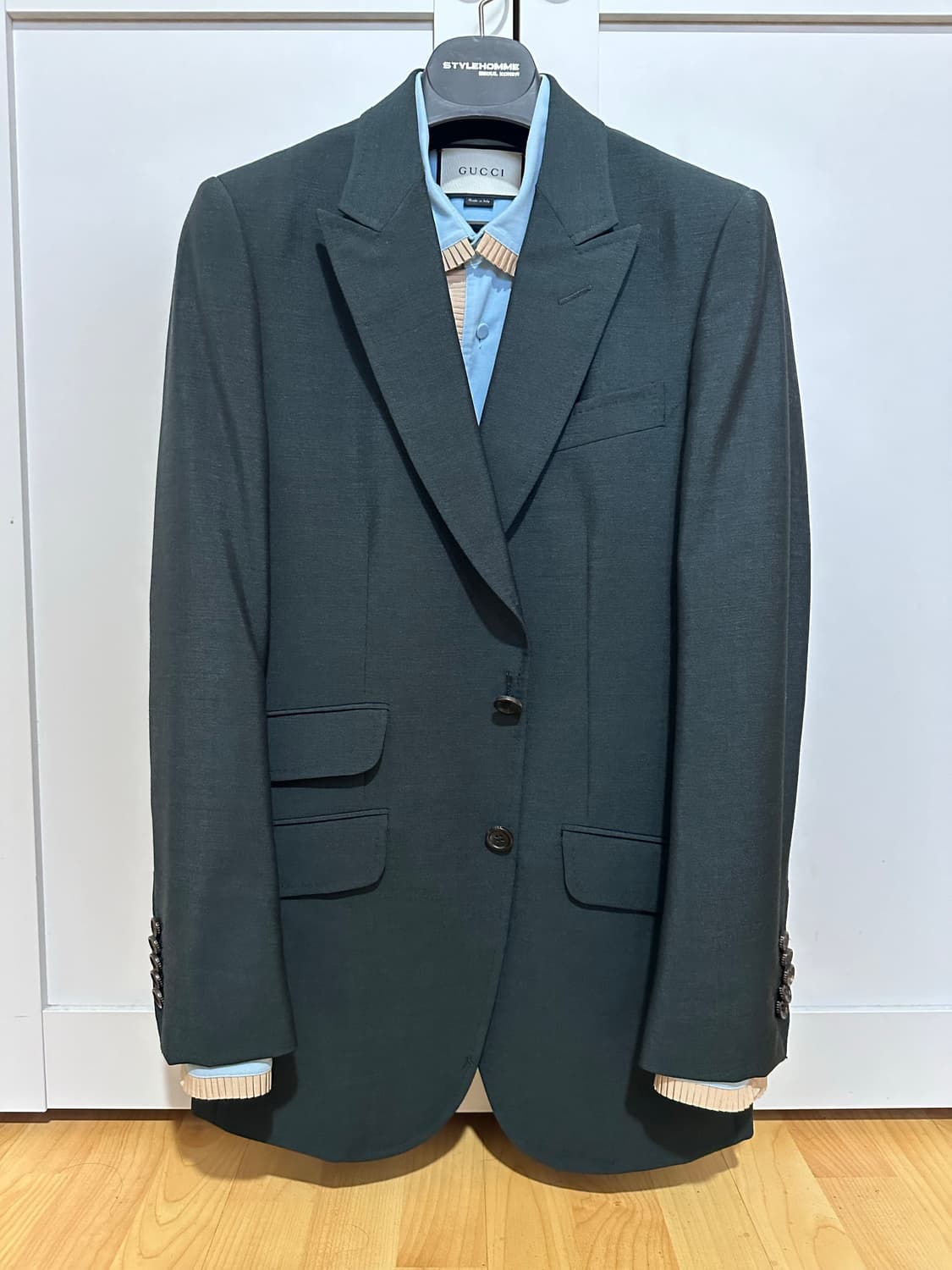 구찌 모헤어 수트 + 실크 셔츠 일괄판매 상품이미지1