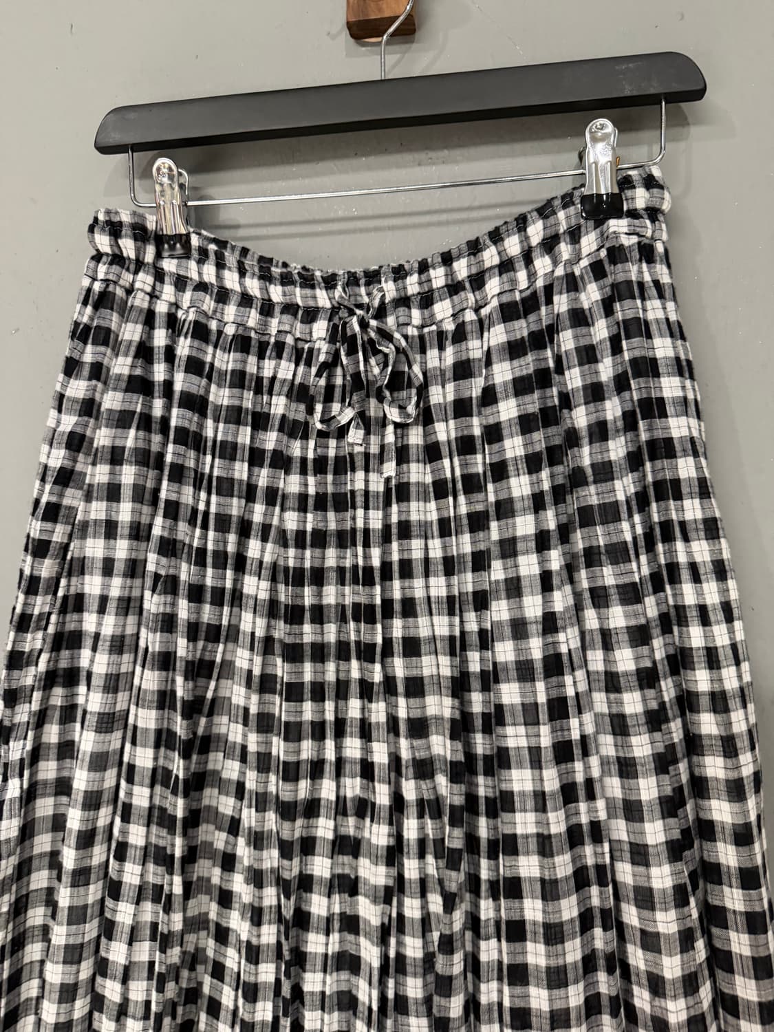 check pattern long skirt 상품이미지6