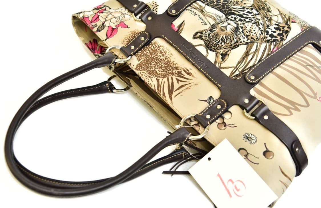 페라가모 레오파드 패턴 나일론 숄더백 (정품) 상품이미지9