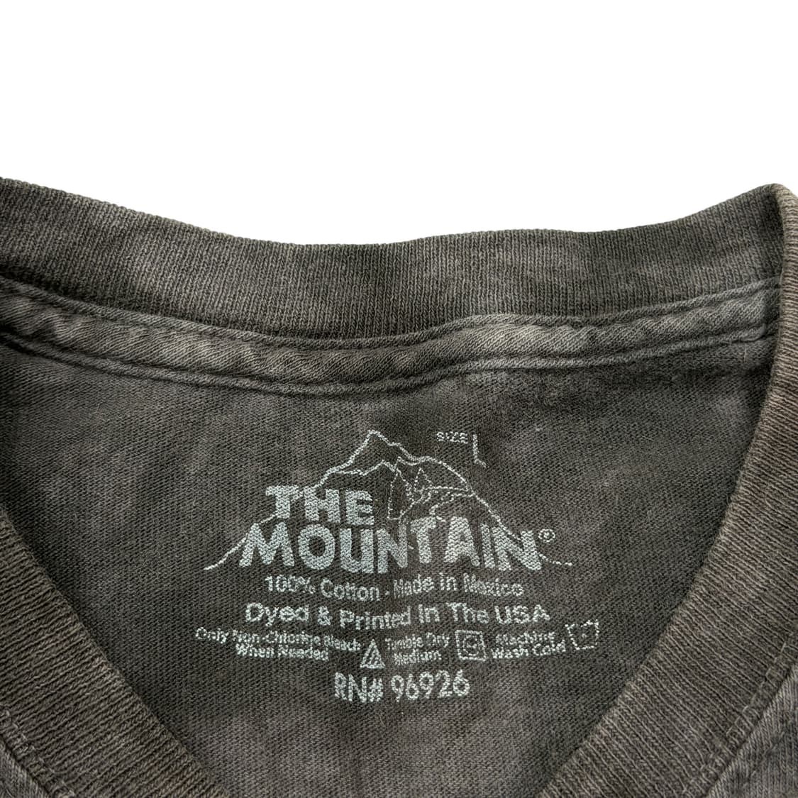 더 마운틴 빈티지 기니 피크 피그먼트 워싱 반팔 L 상품이미지3