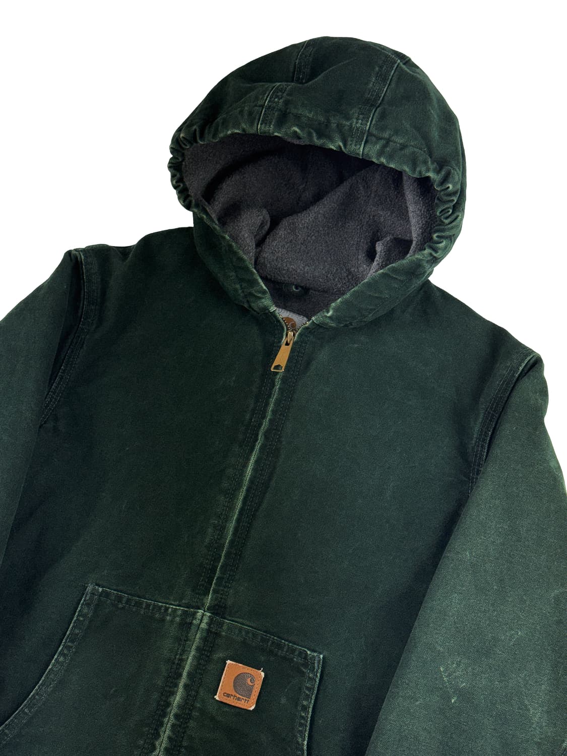 칼하트 YY라인 J130 SPC 액티브 후드 자켓 스프루스 그린 상품이미지3