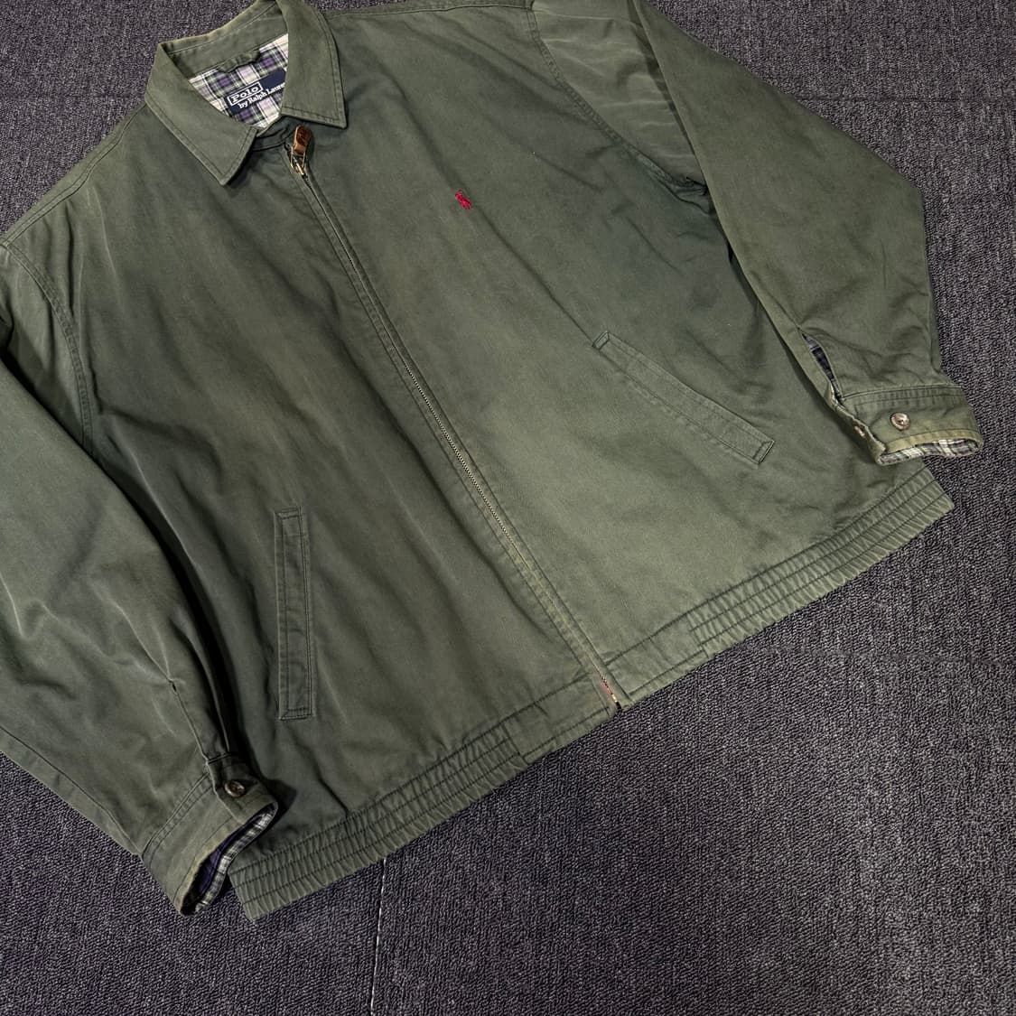 폴로 그린 레드 빈티지 자켓 상품이미지4