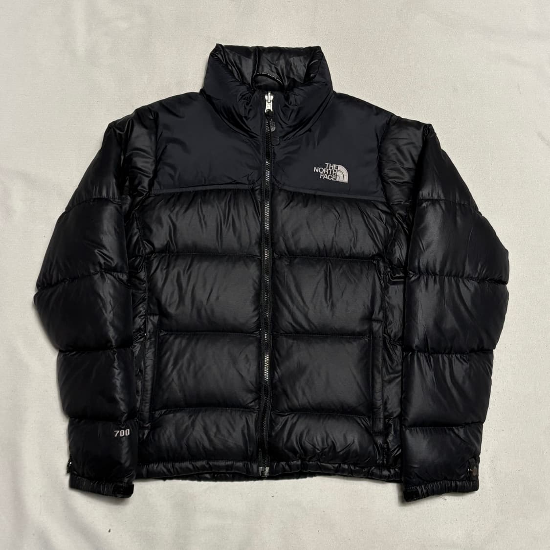 80 노스페이스 여성용 700 눕시 블랙 패딩 상품이미지2