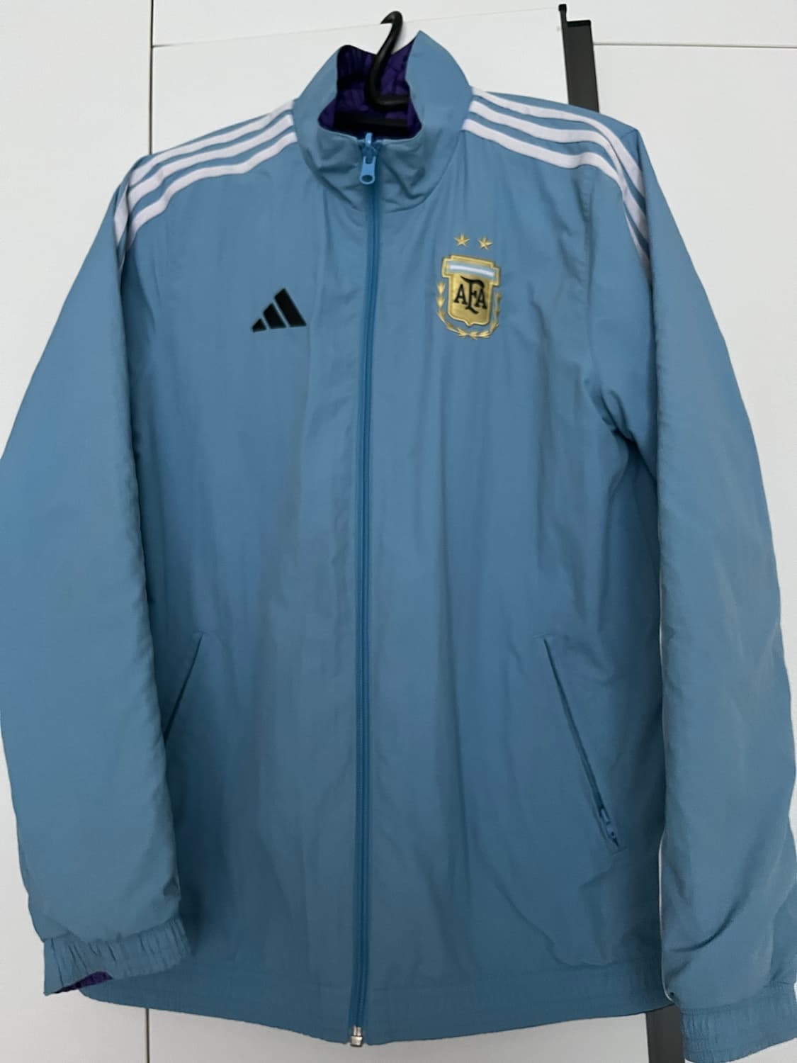 아디다스 아르헨티나 앤섬 자켓 라이트 블루 국대 져지 상품이미지1