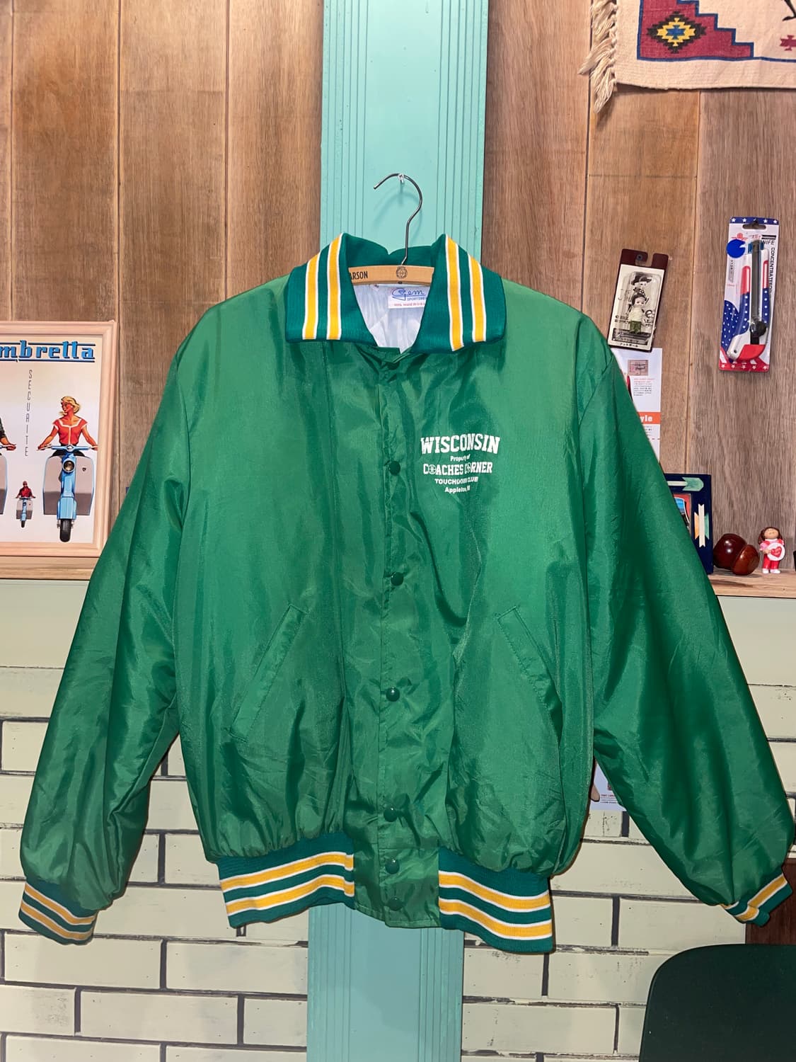 1980-90's Vintage Quilted Coach Jacket 상품이미지1