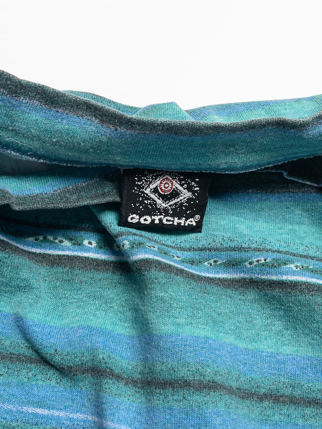 90's Gotcha 스트라이프 서프 티셔츠 상품이미지3