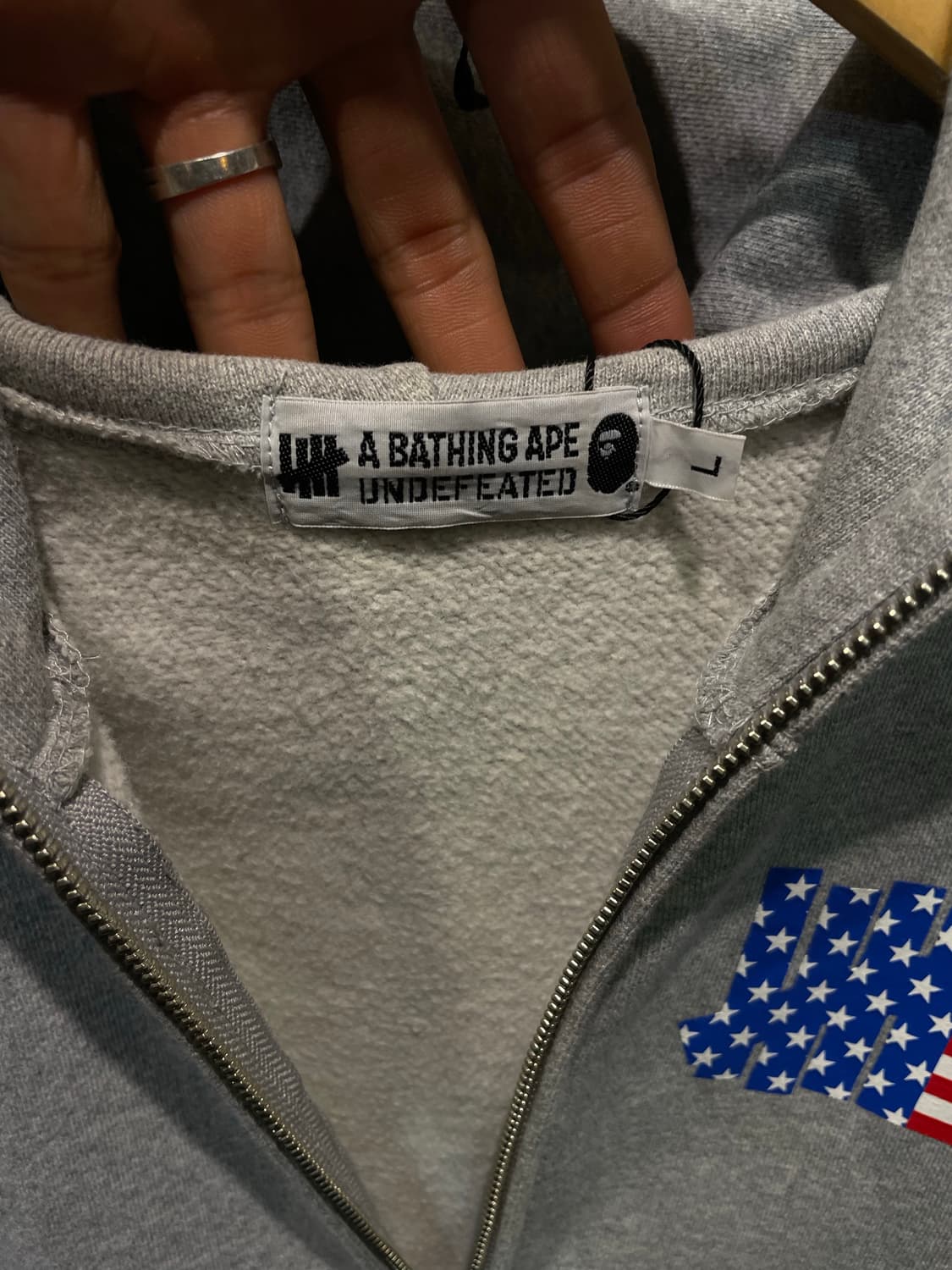 BapeXUndefeated hoodi 상품이미지6