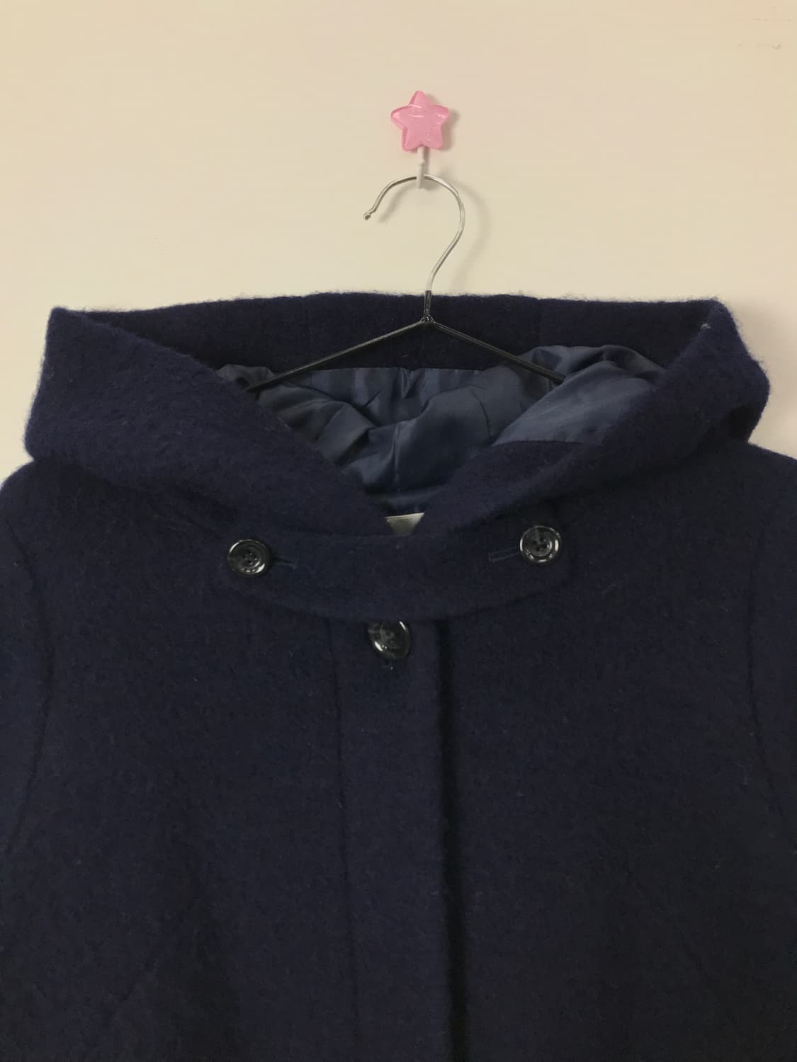 THEORIA Wool Blend Hooded A-Line Coat 상품이미지5