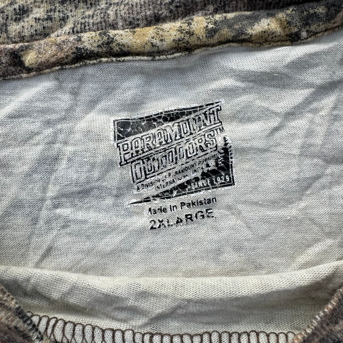 [XXL] 리얼트리 패턴 롱슬리브 긴팔티 상품이미지8