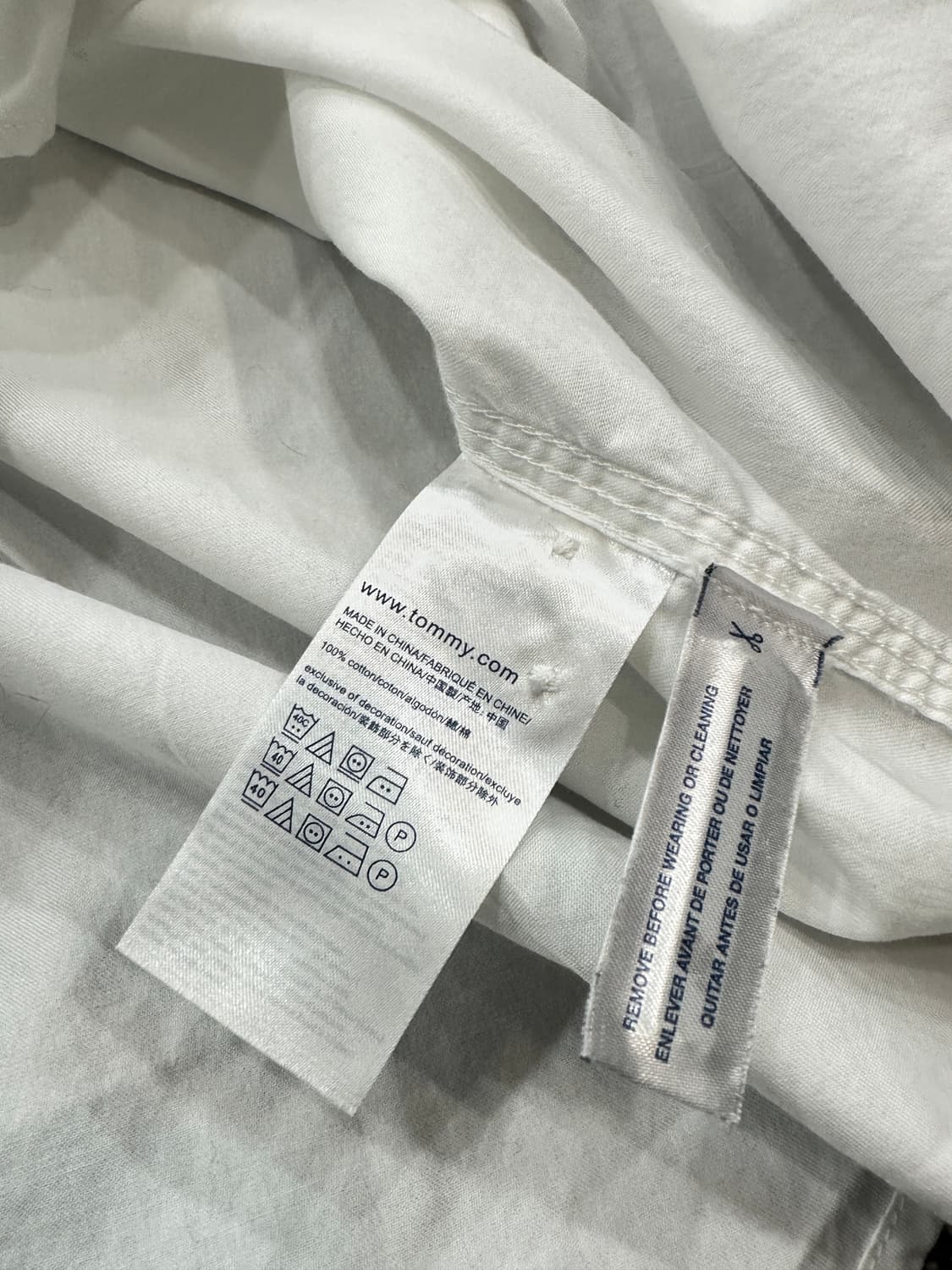 타미힐피거 셔츠 화이트 상품이미지5