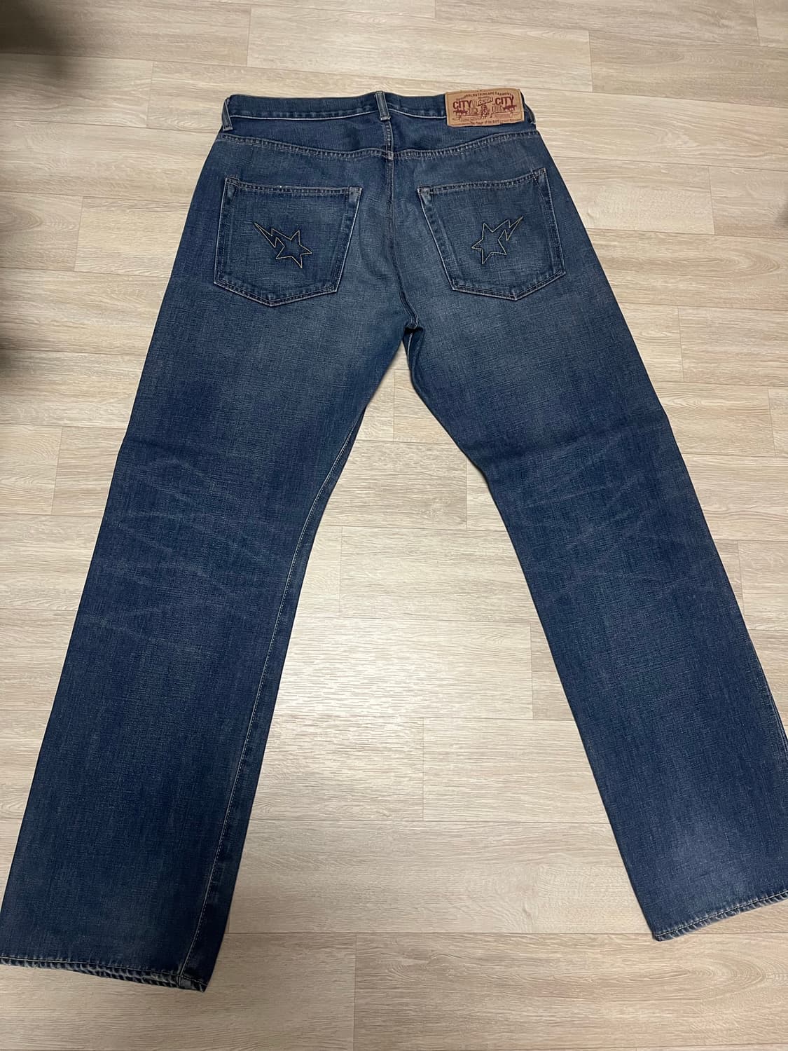 [M] 00s 베이프 OG 데님 중청 상품이미지6