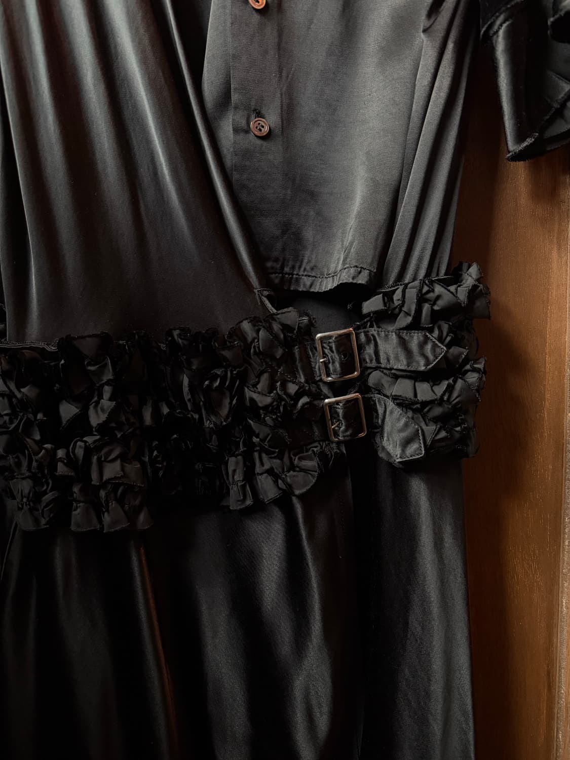 트리콧 꼼데가르송 아카이브피스 러플벨트 드레스 상품이미지2