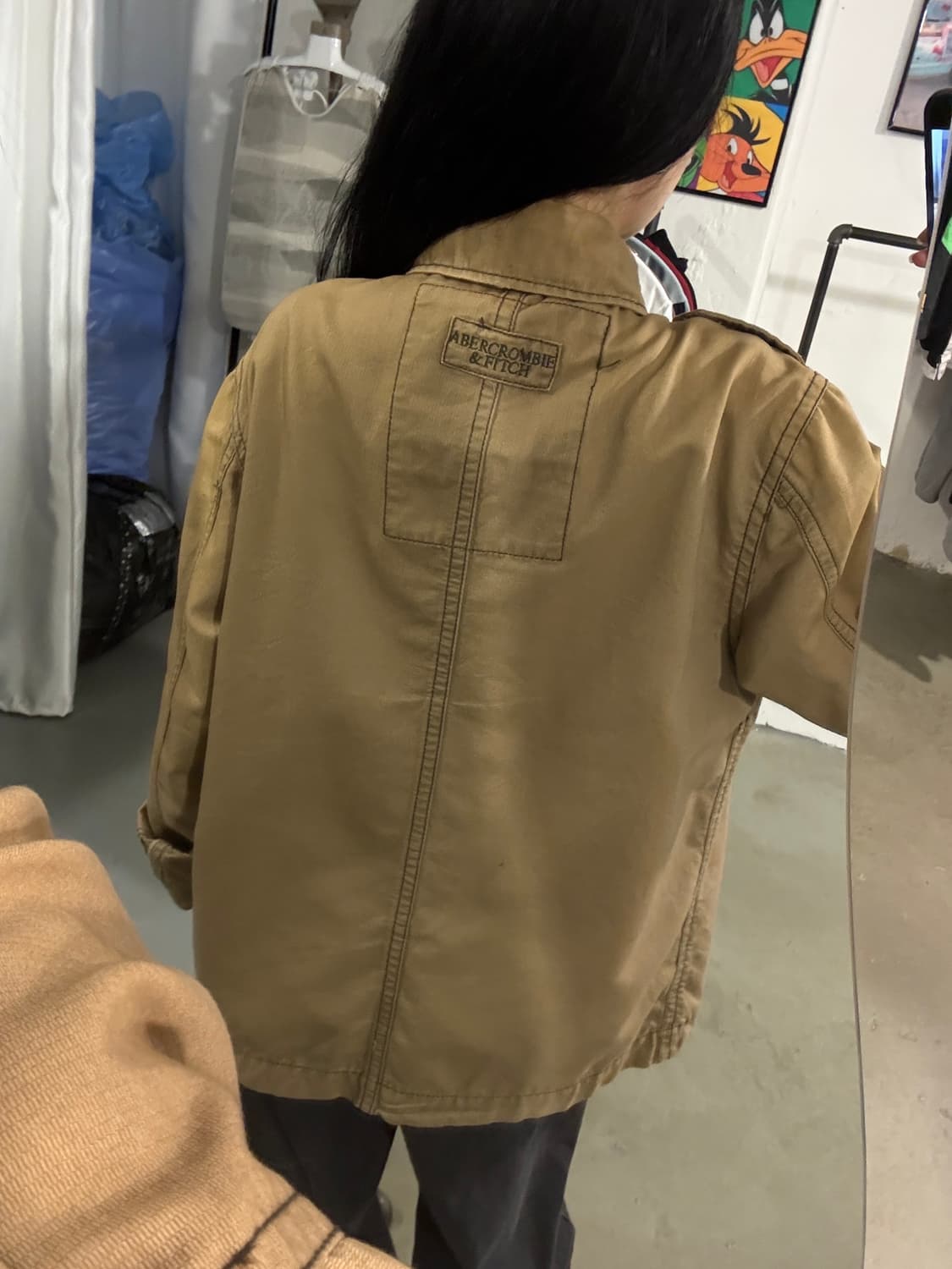 아베크롬비 워시드 면자켓  상품이미지3