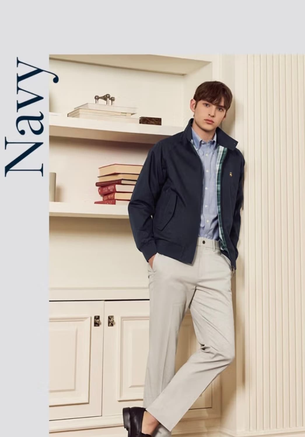 브룩스브라더스 해링턴 자켓 네이비 상품이미지1