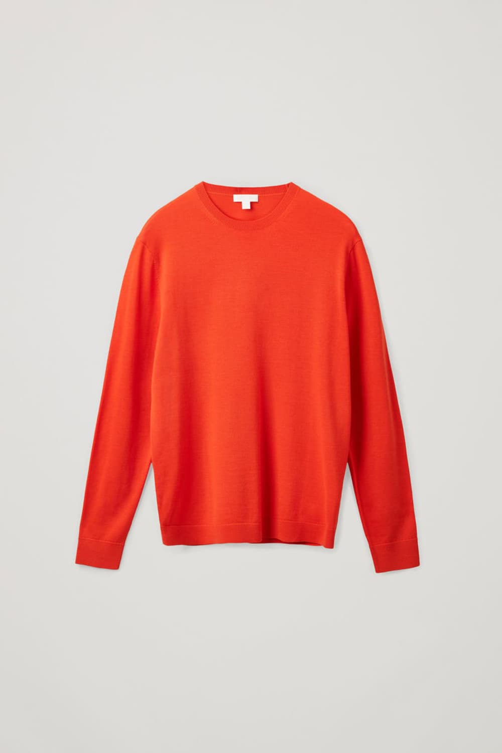 남성 메리노 울100% 니트 오렌지 XL사이즈 상품이미지2