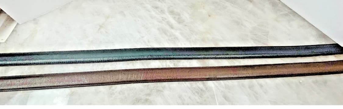 90s 코치 레더 벨트 모델 6600 (Mocha / Black Set) 상품이미지3