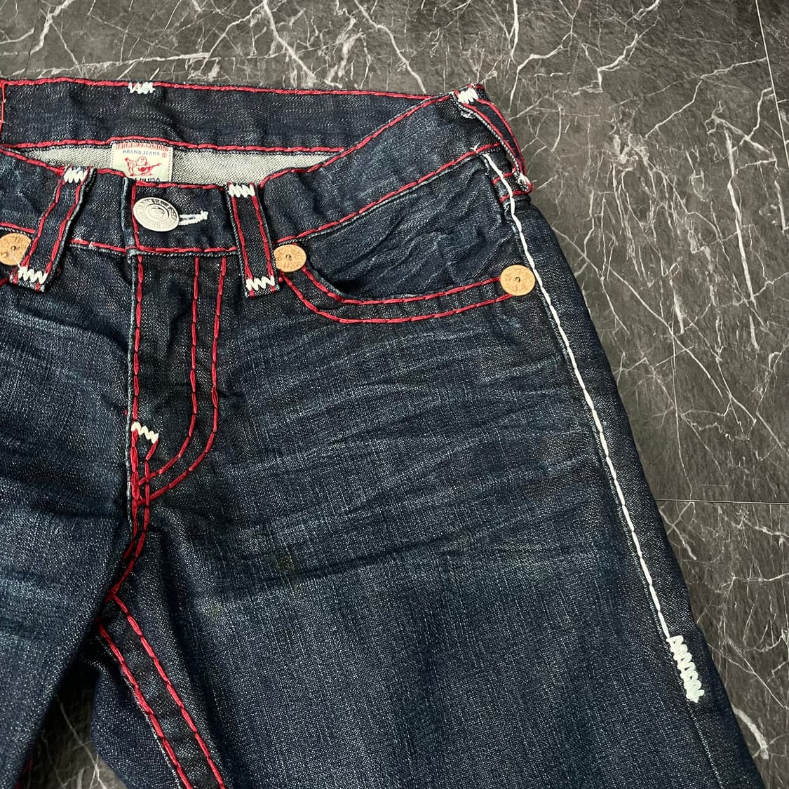 트루릴리전 Billy Super T 와이드 데님 팬츠 상품이미지7