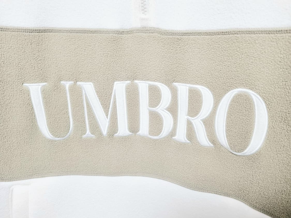 남성 2023 상태굿 엄브로 빅레터링 플리스 아노락타입 하프집업 자켓 상품이미지6