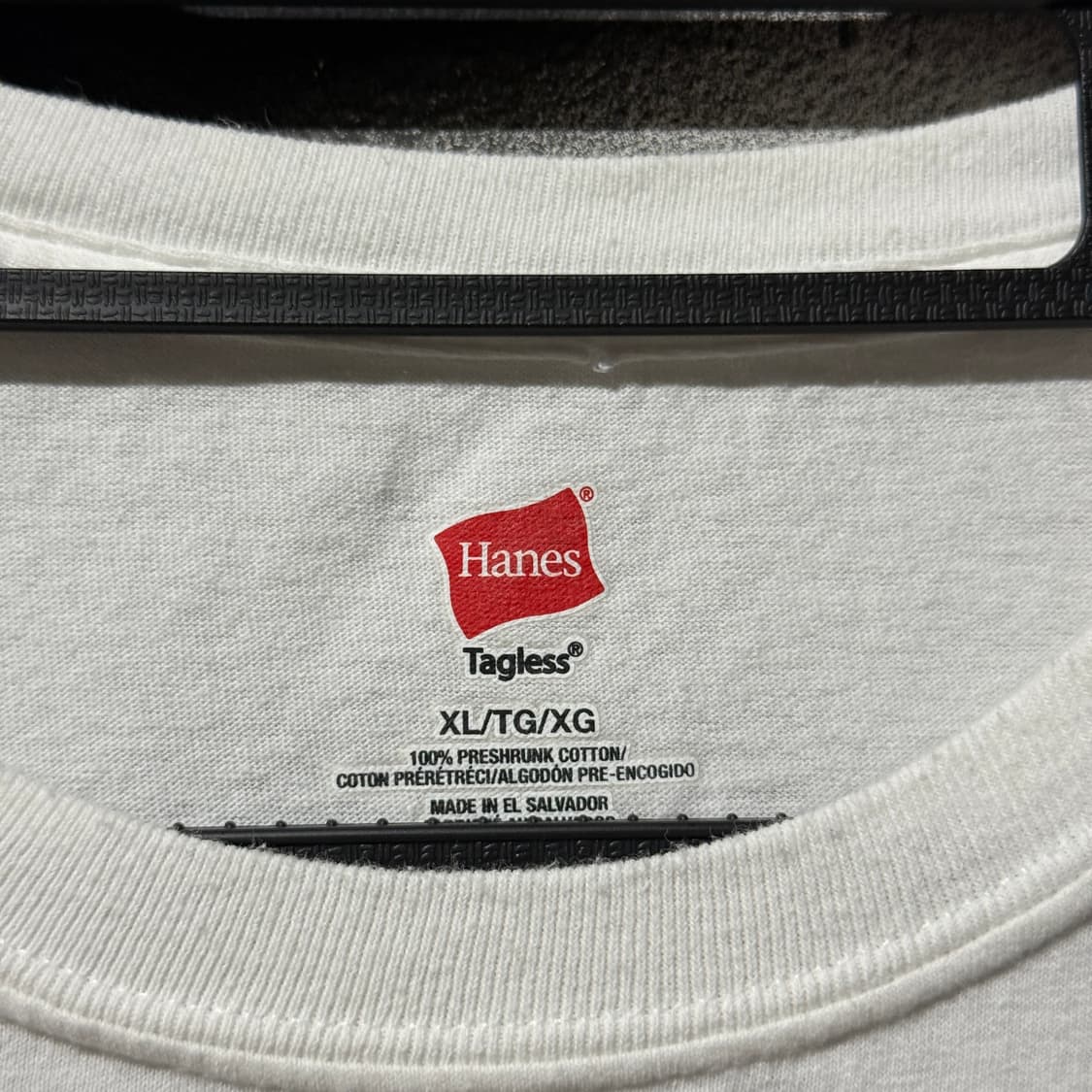Hanes 코닝 박스 라크로스 빅 프린팅 빅사이즈 반팔 티셔츠 상품이미지4