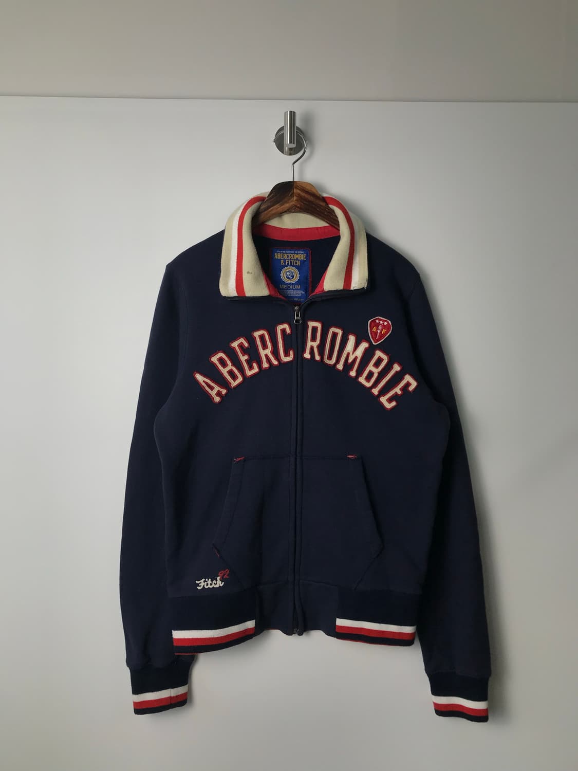 아베크롬비 y2k 와투케 네이비 코튼 져지 상품이미지2