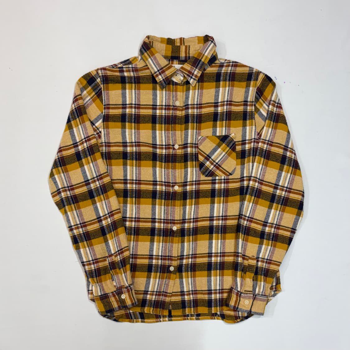 세븐데이즈이즈선데이 플란넬 체크 셔츠 (M) 상품이미지1