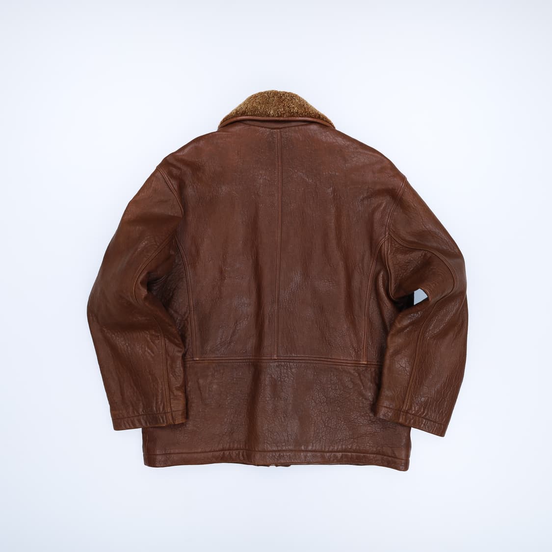 100 입생로랑 빈티지 양가죽 퍼 무스탕 가죽 자켓 4217 상품이미지2