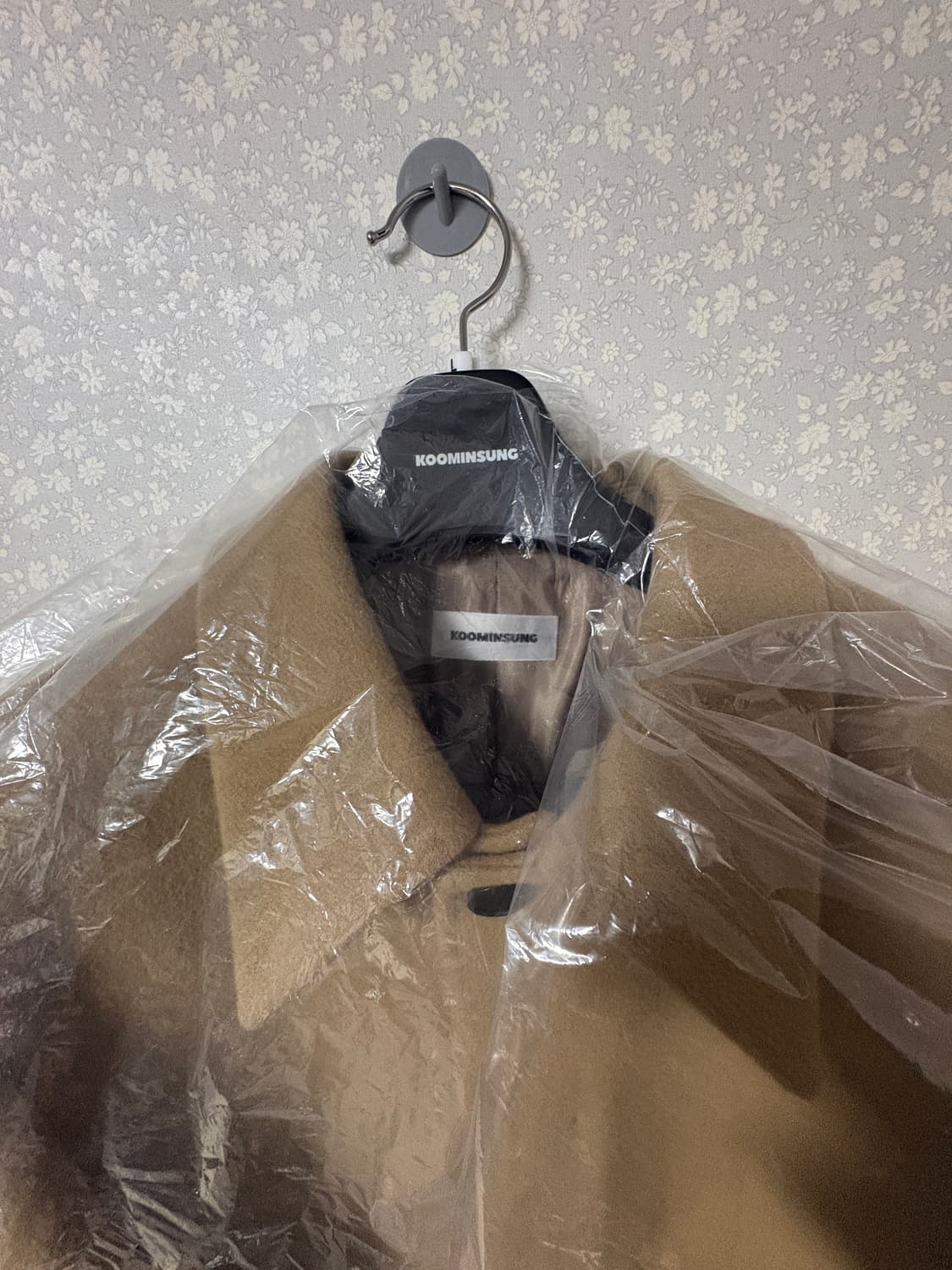 구민성 와이드 맥코트 울캐시미어 코트 L 새상품 상품이미지5