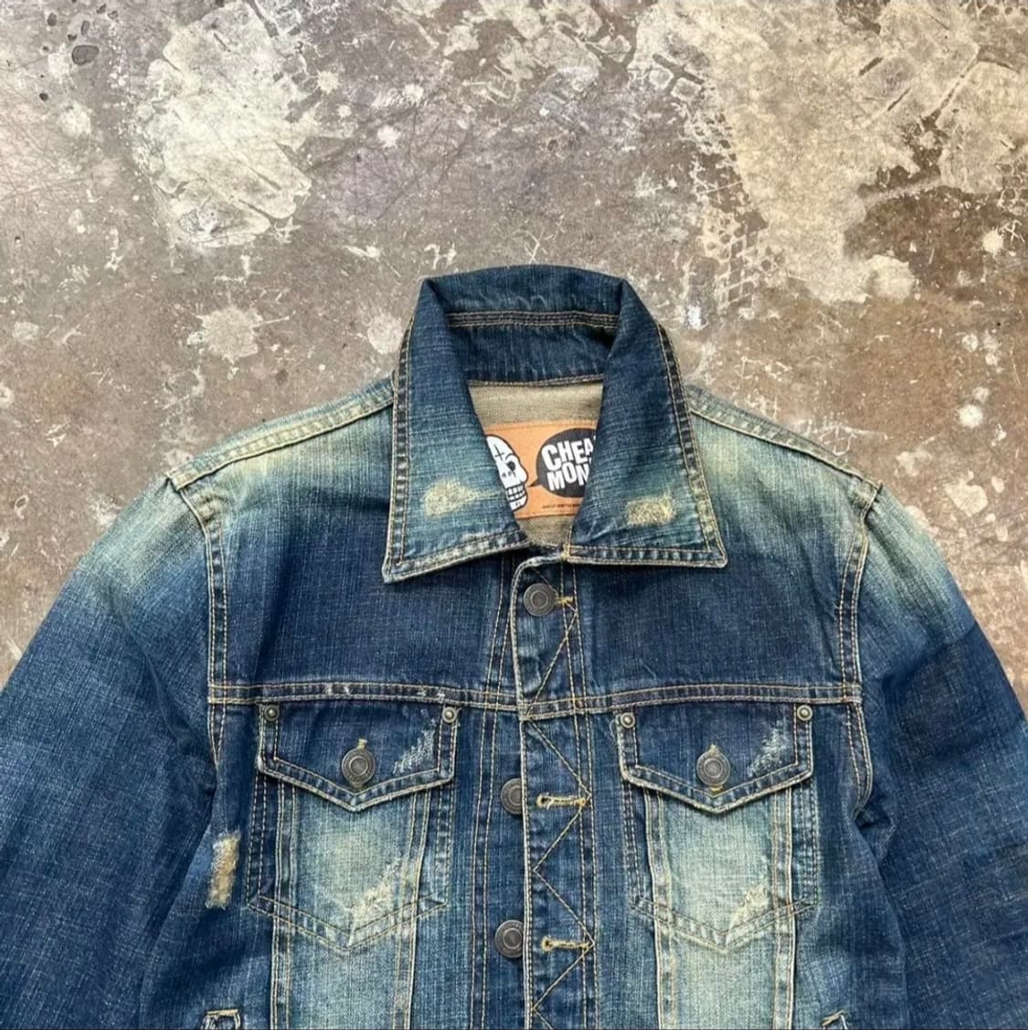 95) 칩먼데이 데님자켓 청자켓 공용 상품이미지2