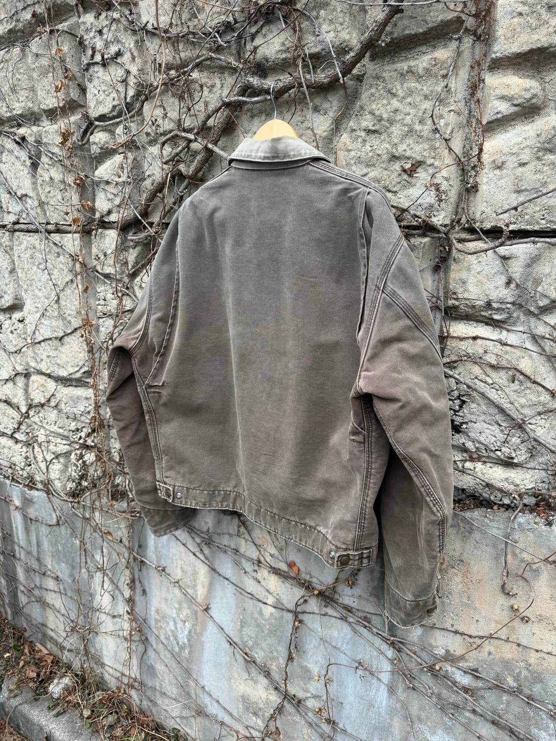 00s 칼하트 빈티지 j97 CHT 하드페이딩 디트로이트 워크 자켓 상품이미지4