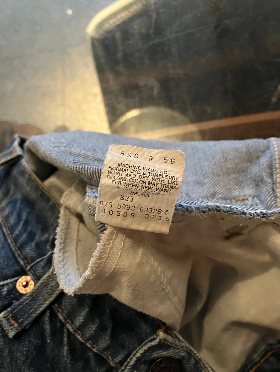 90s USA 빈티지 리바이스 505 데님 팬츠 상품이미지10