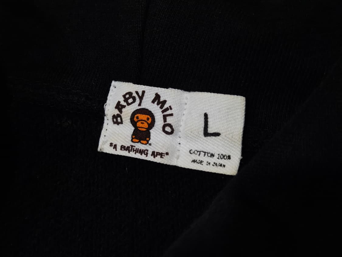 베이프 카우스 베이비마일로 후드 집업 L 상품이미지5