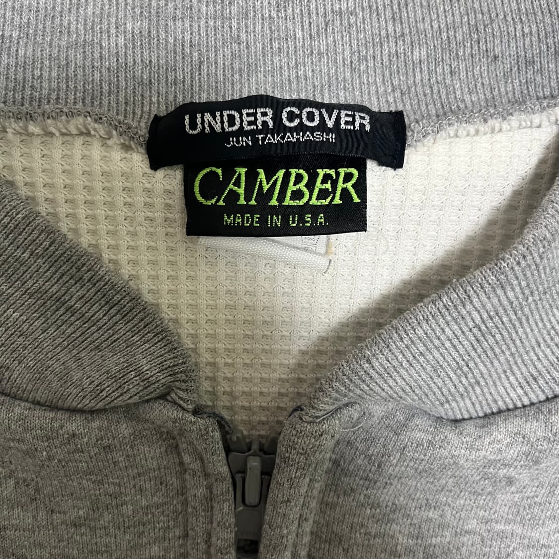 언더커버 00SS GFY 와플 zip up 상품이미지5