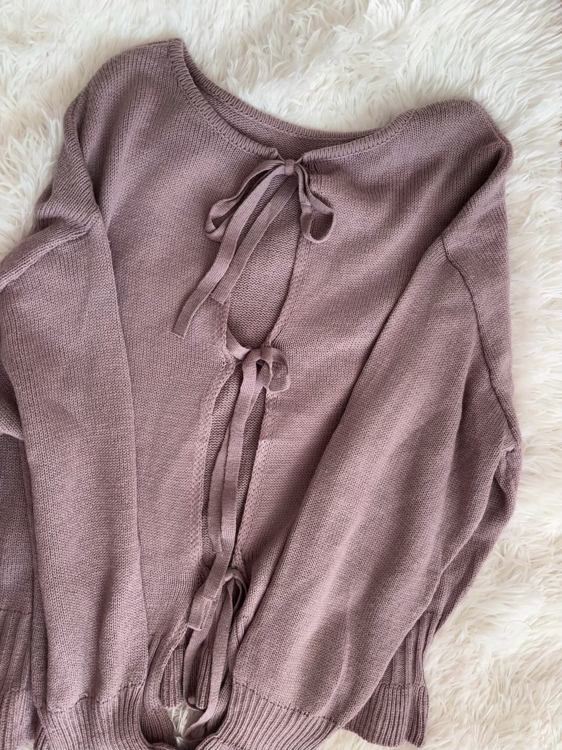 프릴 리본 가디건 상품이미지3