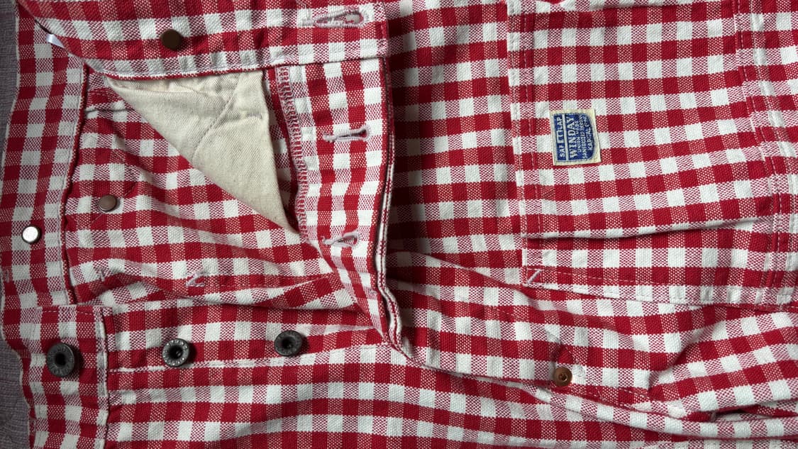 캐피탈 럼버 와이드 팬츠 상품이미지6