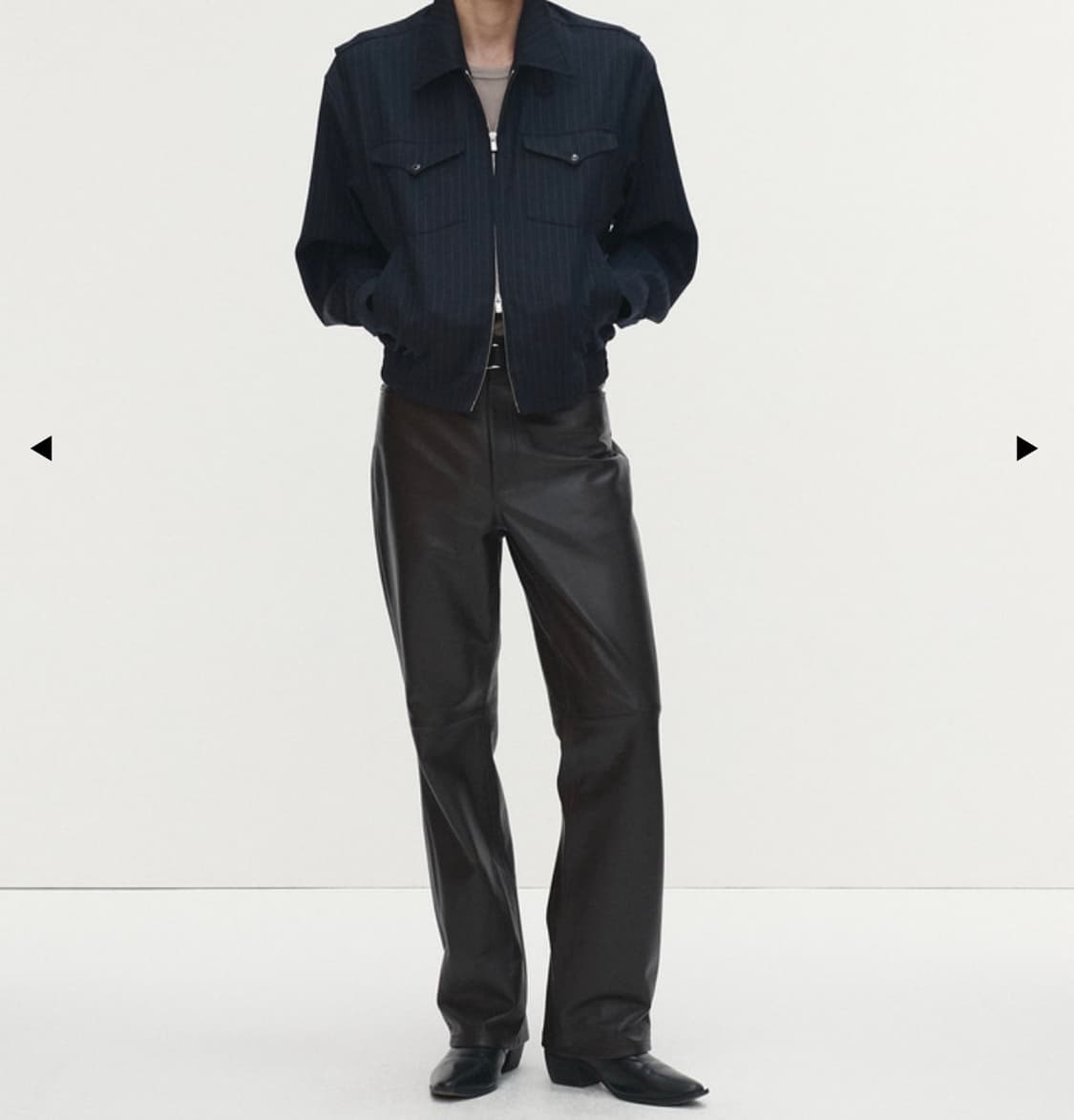 토니웩 핀스트라이프 더블 포켓 블루종 XL 상품이미지3