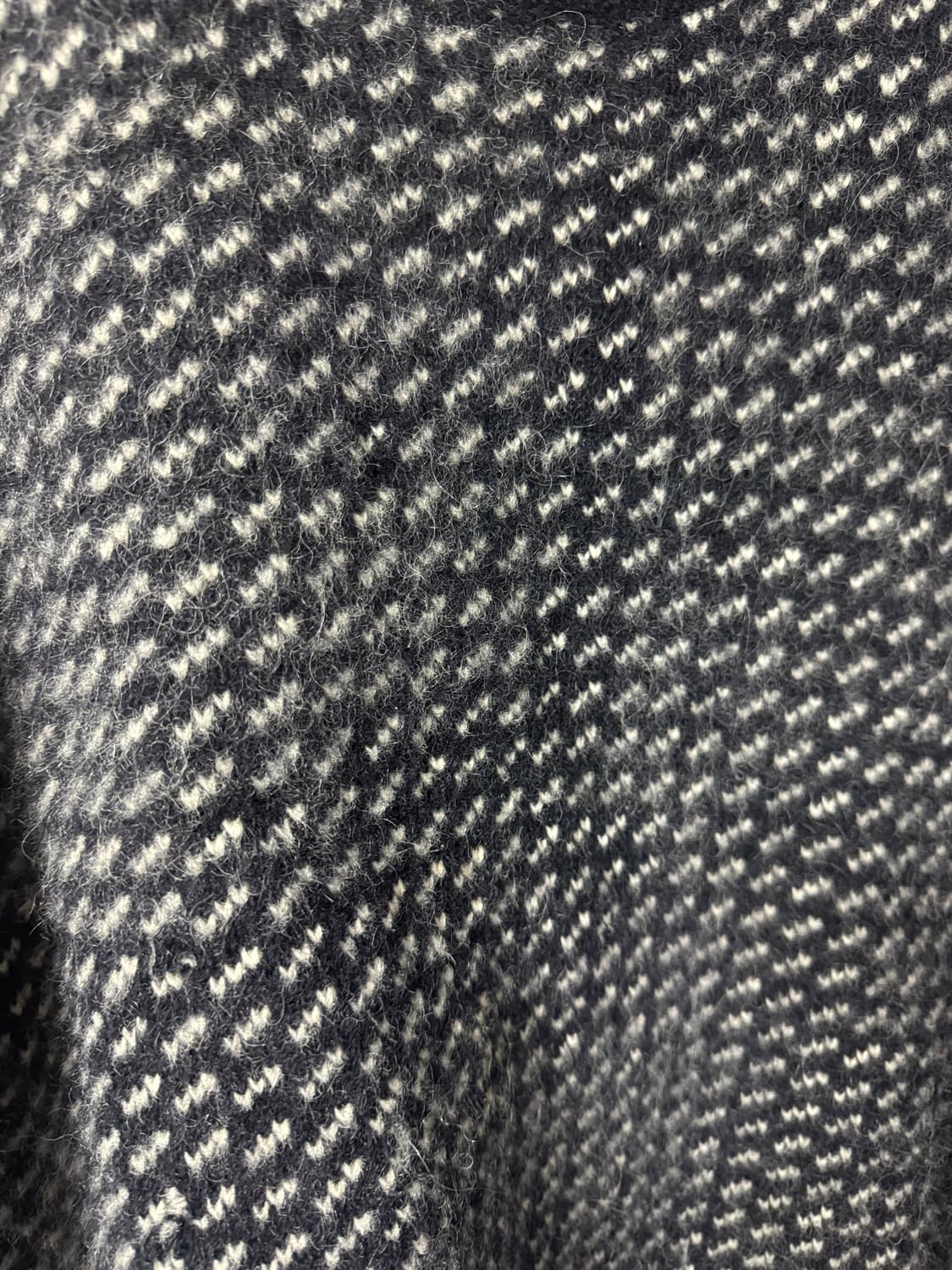 빈티지 엘엘빈 L.L.Bean 버드아이 울 라운드니트 네이비 L 상품이미지2