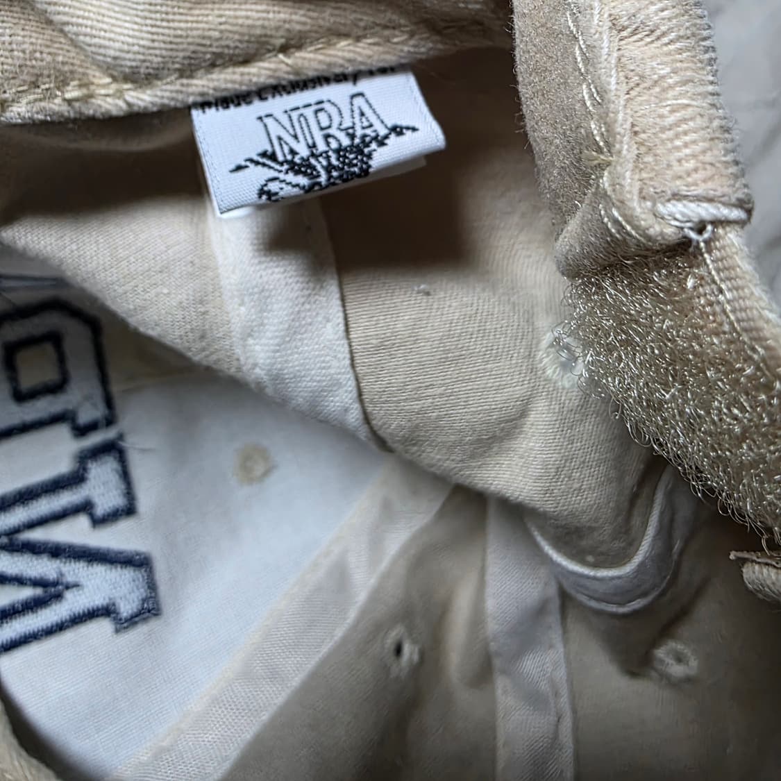 [OS] 빈티지 NRA 로고 6패널 볼캡 베이지 상품이미지6