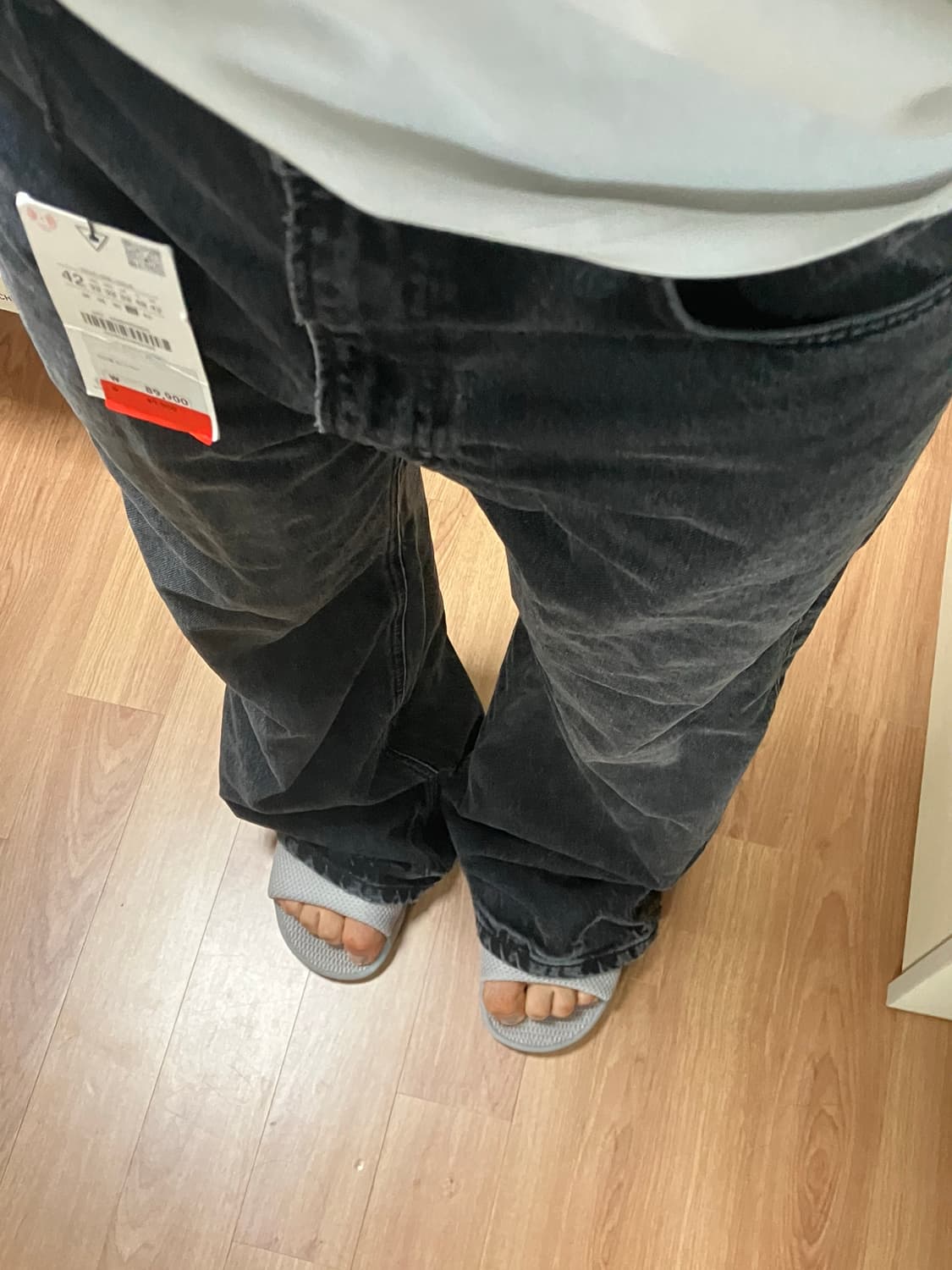 자라 플레어핏 와이드 데님 팝니다 상품이미지3