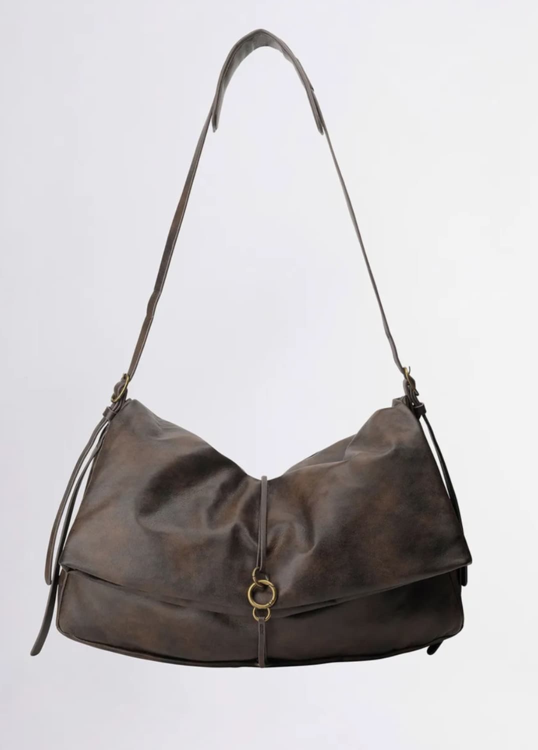 스컬프터 Folded Slouchy Bag Dirty brown 가방 상품이미지1