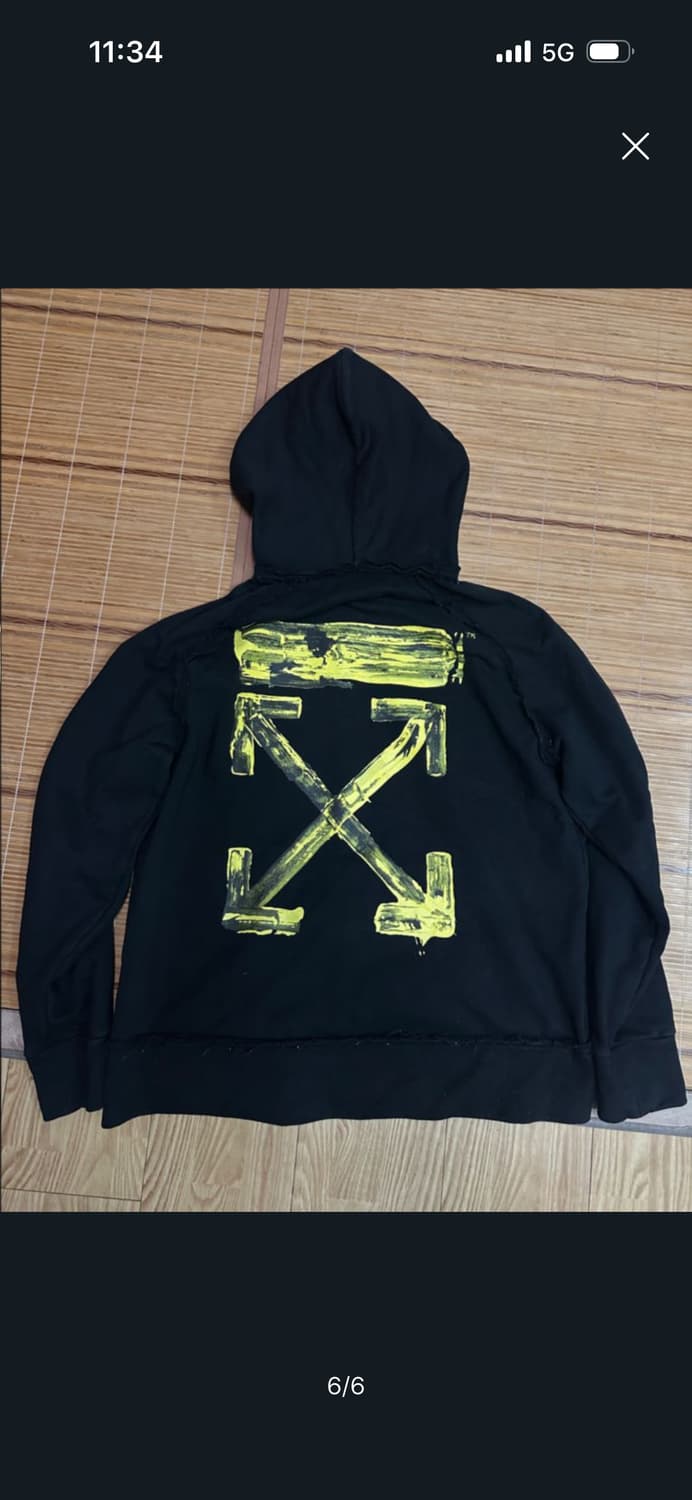 Off white 오프화이트 후드 티셔츠  상품이미지5