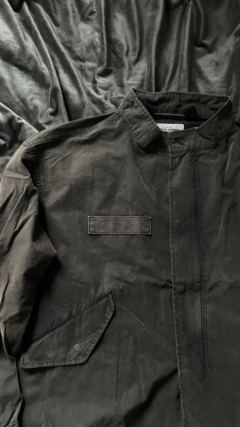 택포함 새상품 프릭스스토어 m65 숏 모즈 코트 페이디드 블랙 M사이즈 상품이미지2