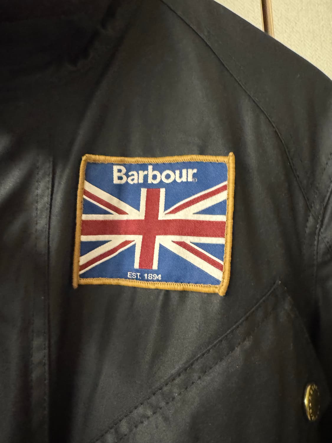 바버 인터내셔널 유니언잭 왁스 자켓 상품이미지3