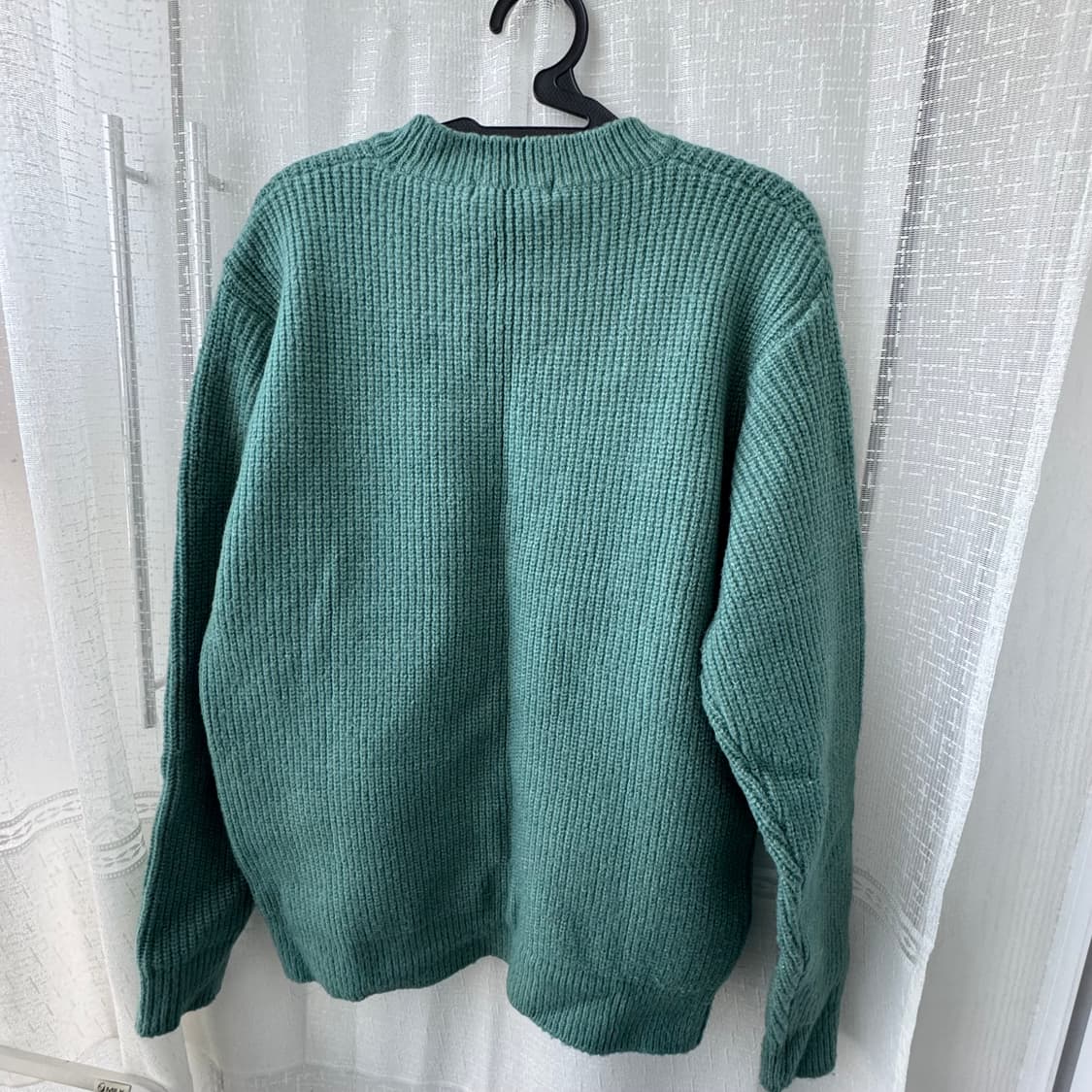 예쁜 낙낙핏 민트 니트 스웨터 프리 컨디션 굿 상품이미지7