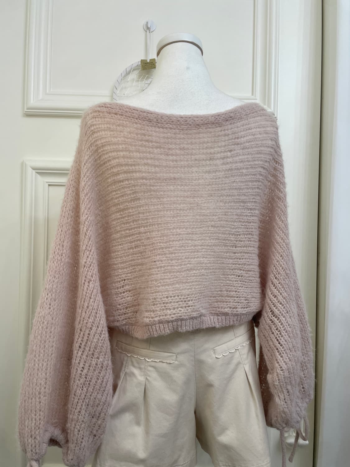 indi pink lovely crop sweater(size-F) 상품이미지4