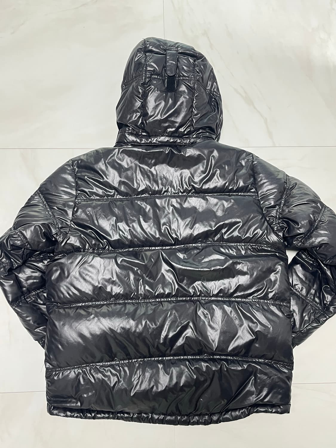 XL/105] 몽벨 EX 800 필파워 유광 구스다운 패딩 (탈부착 후드 상품이미지2