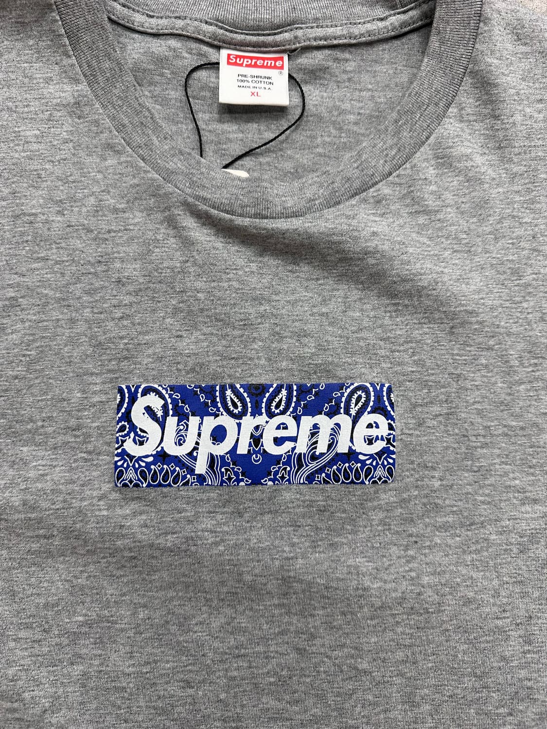 Supreme 반다니 박스로고 티셔츠 상품이미지1
