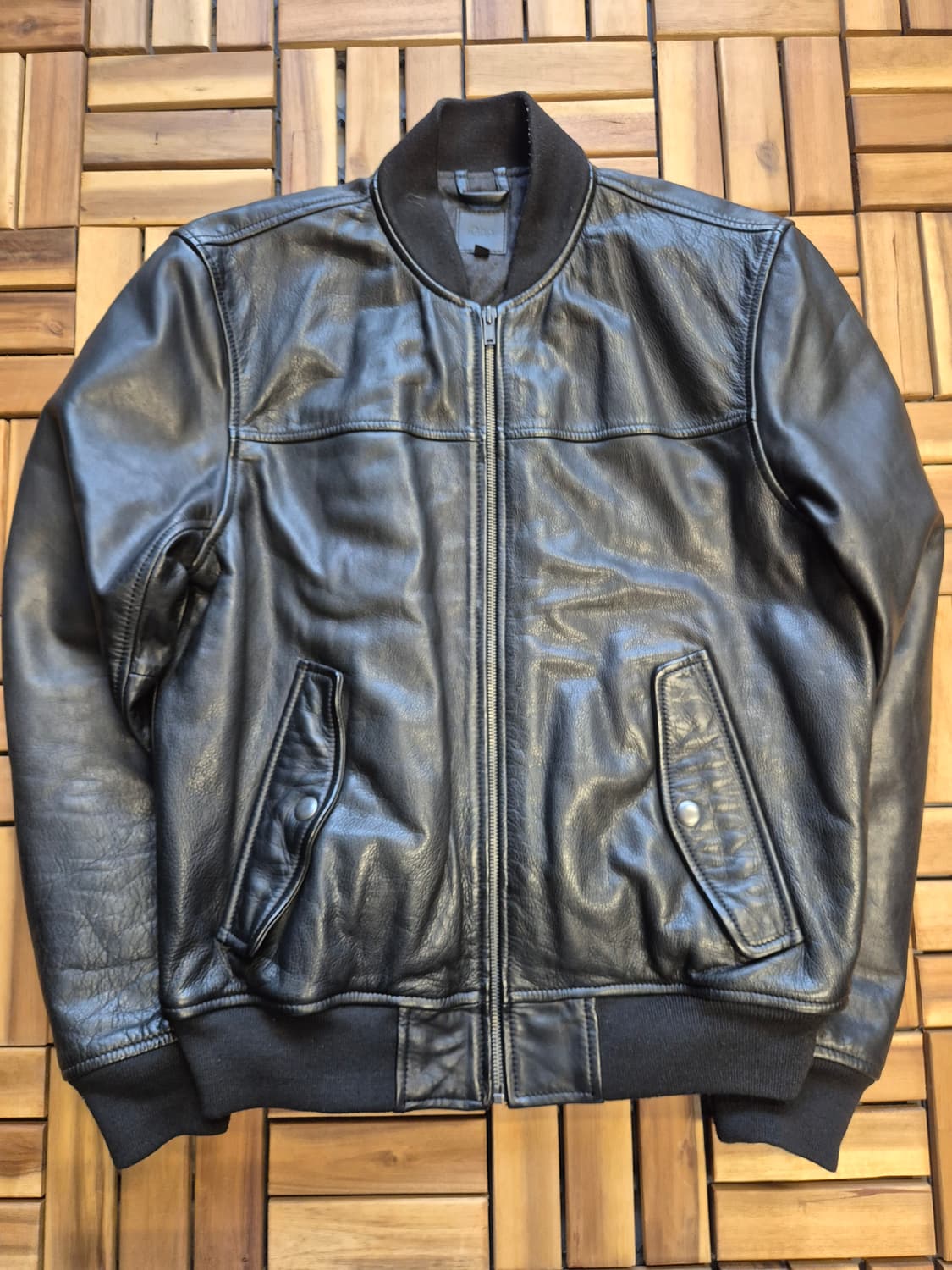 Gap 갭 카우레더 봄버 자켓 상품이미지1