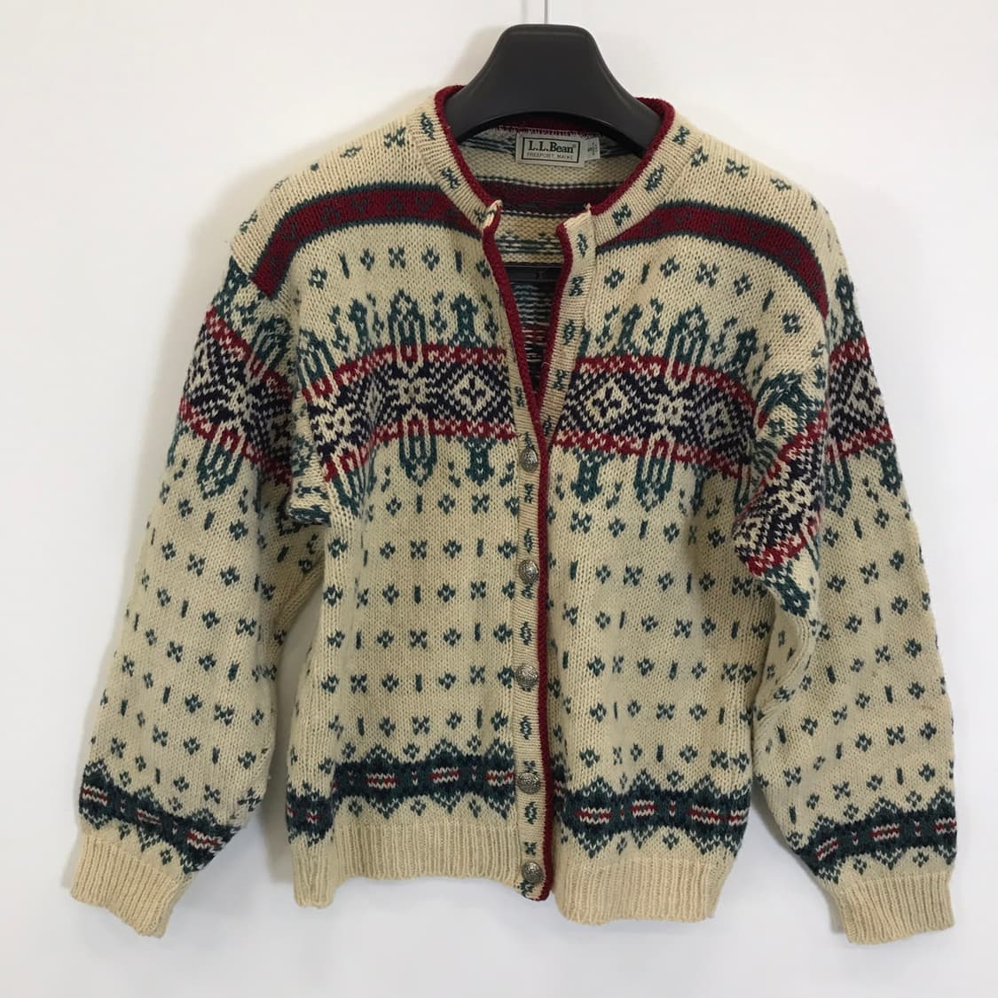 LLBEAN 엘엘빈 USA 80s 노르딕 가디건 [여성S] 상품이미지1