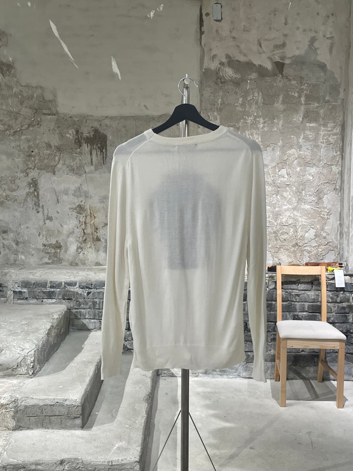 안나 수이 아이보리 플라워 엠브로이드 크루넥 니트 상품이미지6