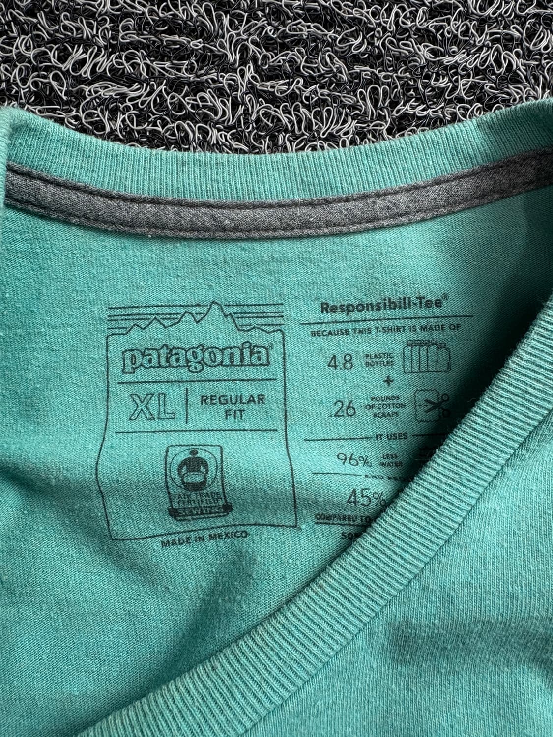 파타고니아 라인로고 릿지 포켓 리스폰서빌리티 티셔츠 3305 상품이미지4